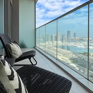 Apartment Trophy - Sparkling W Palm View With Direct Access To Marina Walk, Dubai
